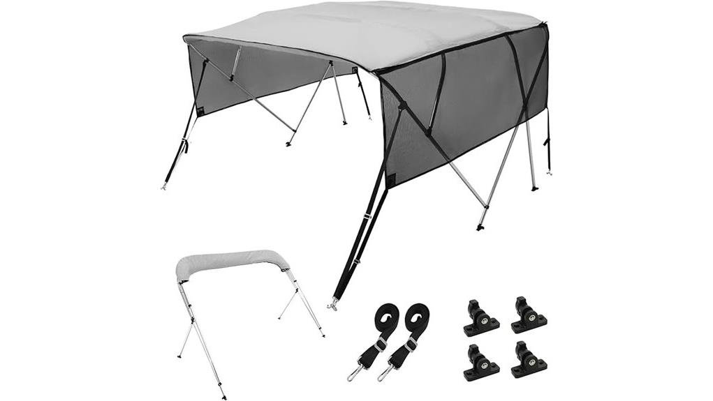 adjustable 4 bow bimini cover