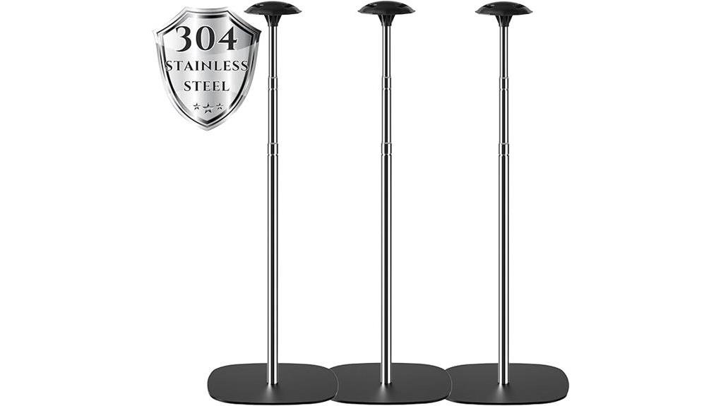 adjustable marine grade support poles