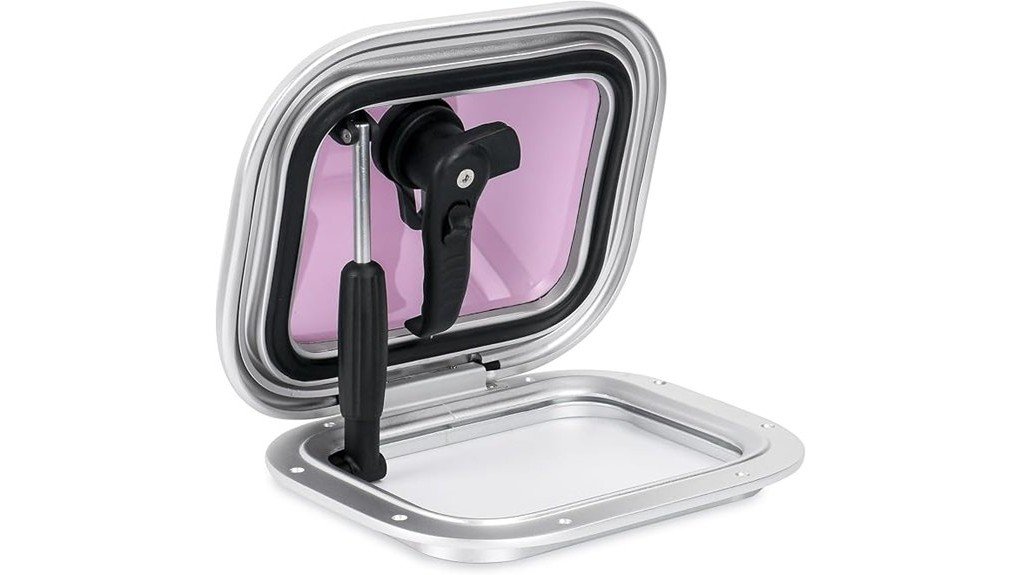 anodized aluminum marine porthole