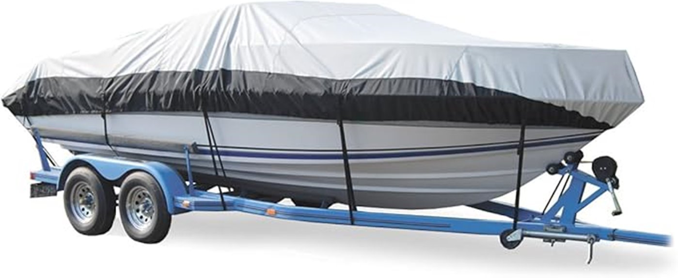 boat cover fits snugly