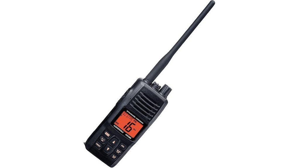 compact waterproof handheld marine radio
