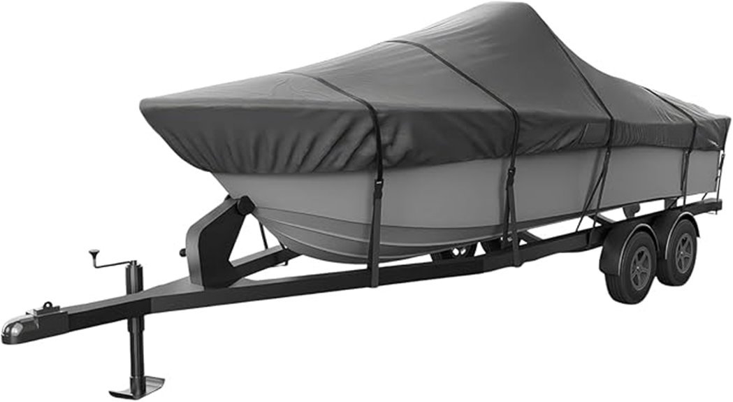durable fitted tri hull cover