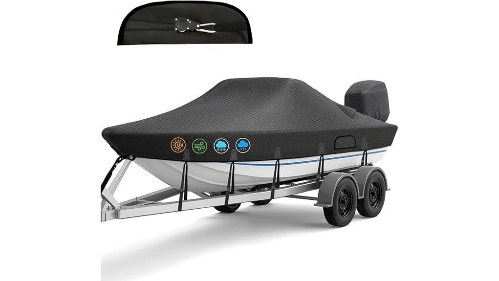 heavy duty waterproof boat cover