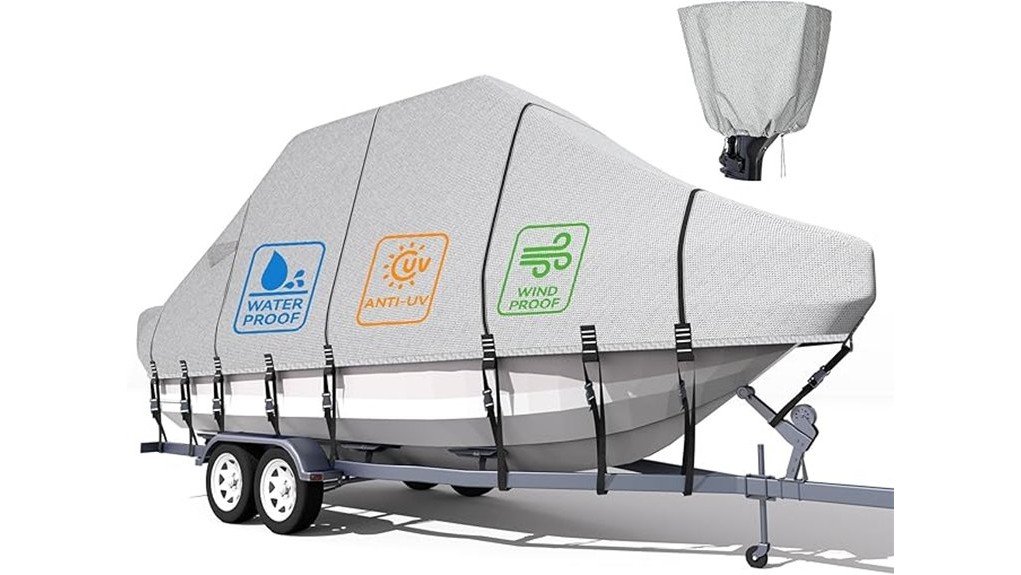 heavy duty waterproof boat cover