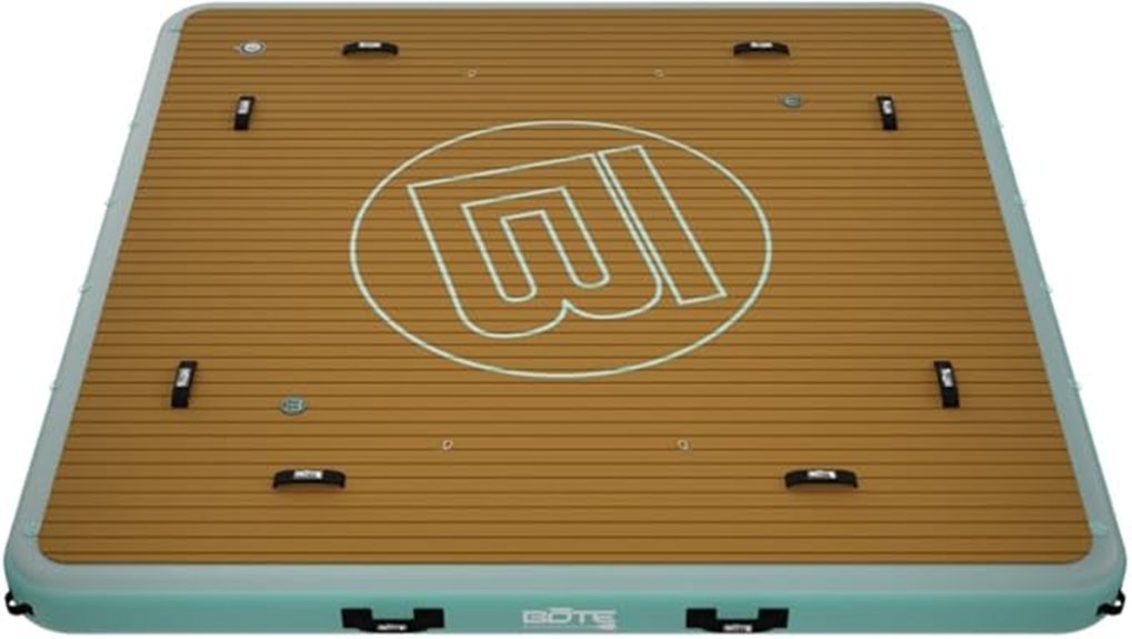 inflatable dock float review