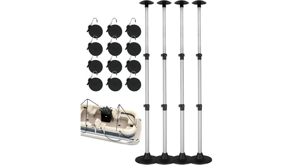oceanbroad boat cover poles