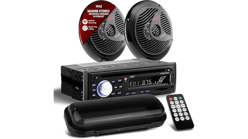 pyle marine stereo speaker kit