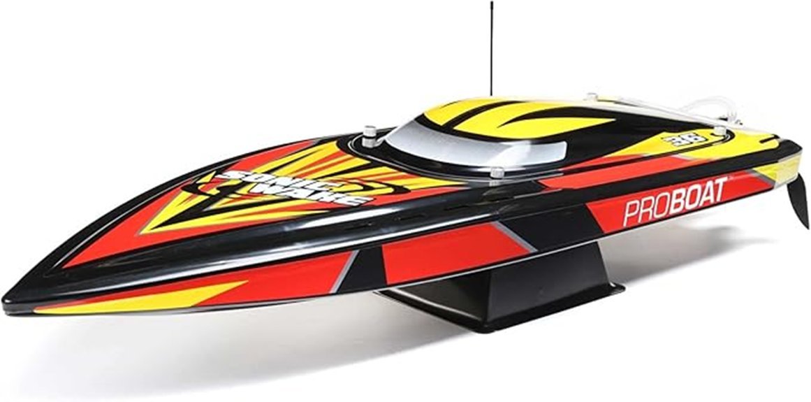 self righting 36 inch brushless boat