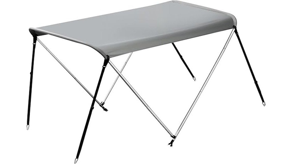two bow boat sunshade canopy