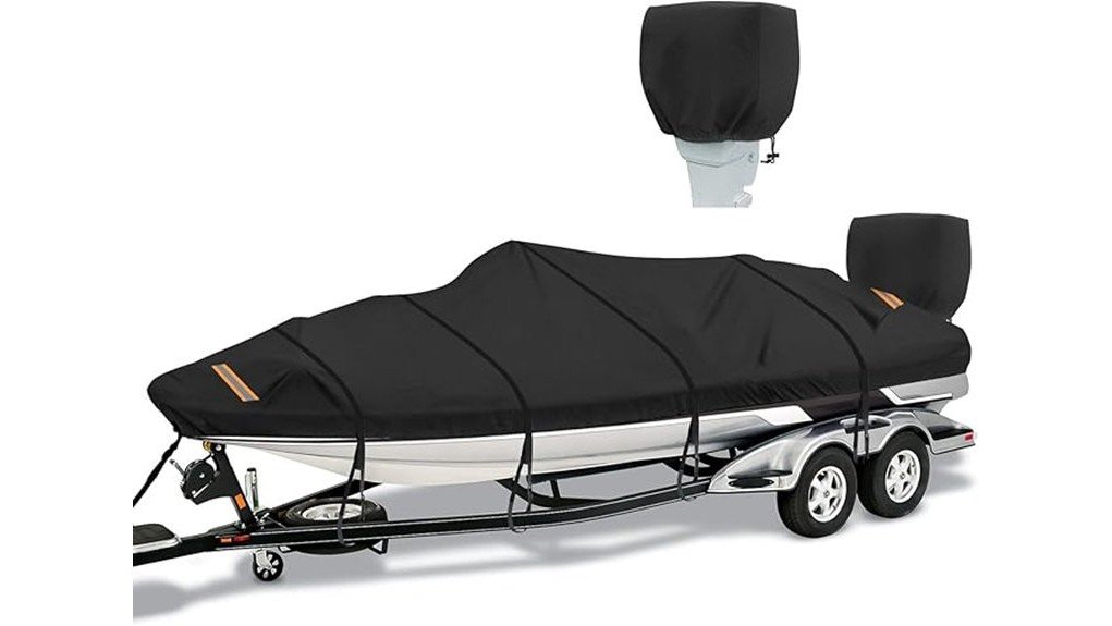 waterproof 17 19ft 1200d motor cover