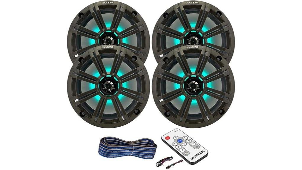 8 inch 2 way marine speakers