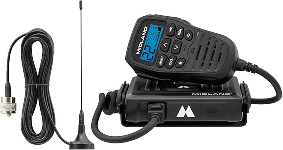 compact rugged gmrs mobile radio