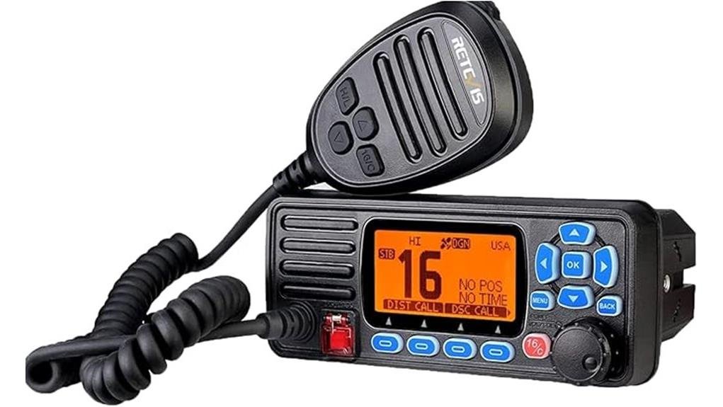 compact rugged vhf marine radio