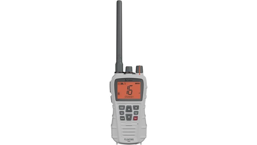 compact waterproof marine radio