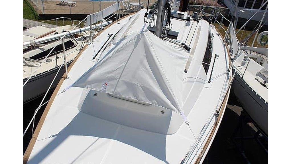 off white sailboat hatch umbrella